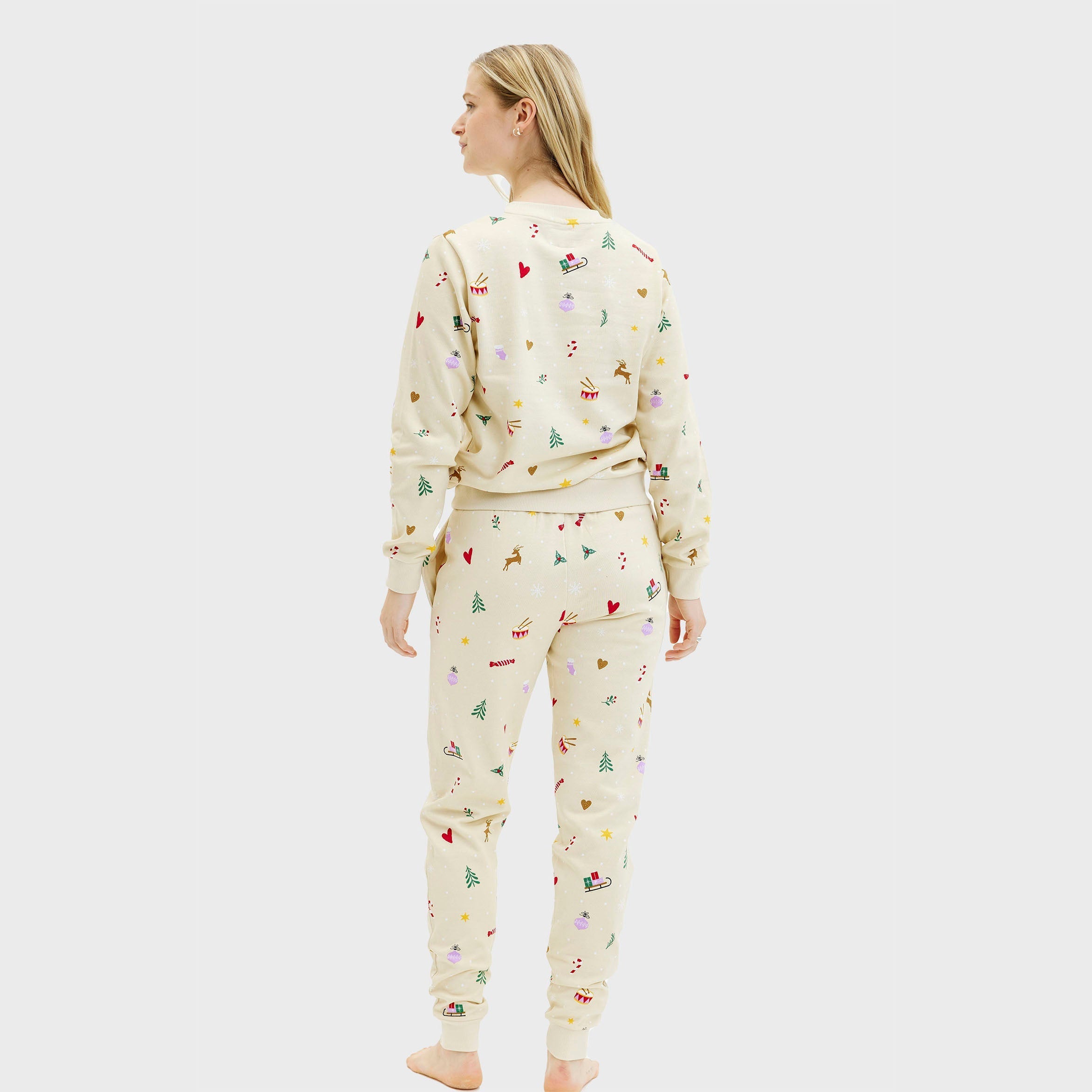 Jule sweatset beige - Dame.